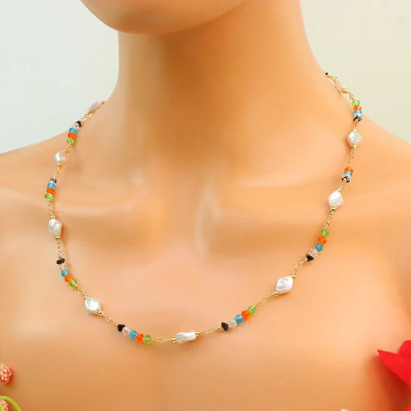 "New Beautiful Design Necklace Chain for Women/Girls, Gift, N606 - Picture 5 of 10
